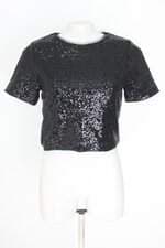 blusa french feminina preta com forro