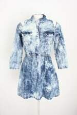 vestido marisa feminino azul com recortes