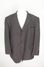 blazer dartigny masculino cinza com forro
