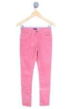 calça de tecido okaidi kids rosa
