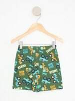 short de pijama Puket kids estampado com cós com elástico