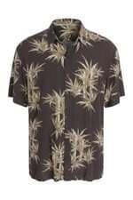 Camisa masculina South & Co Floral marrom