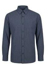 Camisa masculina Dartgny azul xadrez