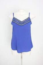 regata heroine feminina azul com renda