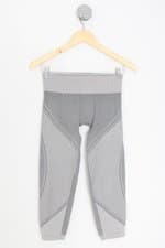 calça legging feminina cinza com recortes