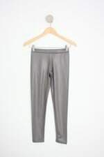 calça legging rosa d'luxo  feminina cinza com cós com elástico