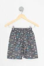 bermuda alphabeto kids cinza estampada