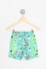bermuda alphabeto kids verde estampada