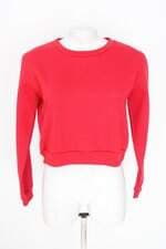 blusa de moletom feminina vermelha