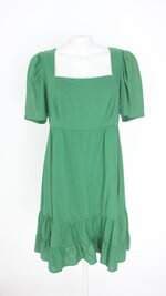 vestido pury feminino verde com forro