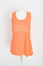 regata pitanga feminina laranja com barra mullet