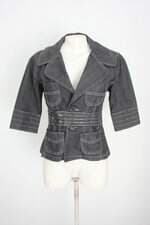 blazer sentido contrário feminino cinza