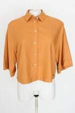 camisa dzarm feminina laranja