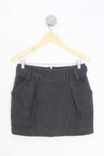 saia mob contemporary feminina cinza