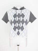 blusa de tricô twenty four seven feminina colorida com barra mullet