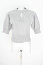blusa de tricô twenty four seven feminina cinza