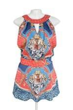 vestido Carmen Steffens feminino estampado