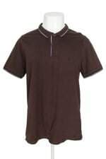 camisa polo classic masculina marrom