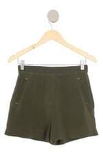 shorts alfaiataria H&M feminino verde