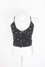 cropped forever 21 feminino estampado 