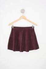 saia forever 21 feminina vinho