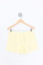 short de pijama lov feminino amarelo