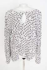blusa shoulder feminina estampada