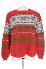 suéter feminino colorido