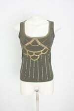 blusa alameda feminina verde com paetê