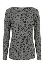 Blusa Renner feminina cinza estampada 