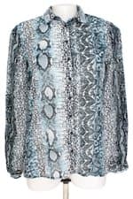 camisa Handbook feminina estampada com barra mullet