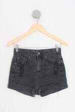 shorts jeans farm feminino cinza