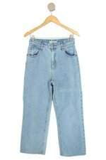 calça costume feminina azul