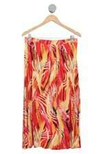 Saia Midi feminina estampada