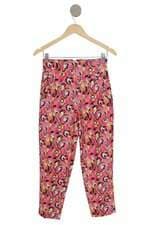 calça de tecido Zara feminina estampada