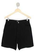 bermuda de sarja visual rio feminina preta