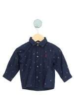 camisa pupi kids estampada com bordado