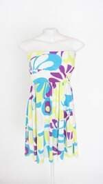 vestido clock house feminino estampado