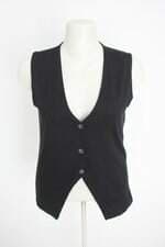 colete  shop v.leite feminino preto