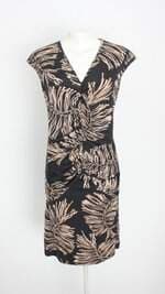 vestido renner feminino estampado com franzido