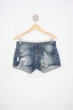 shorts jeans youcom feminino azul