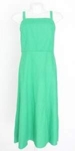 vestido yessica feminino verde com fenda