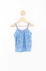 regata mon sucre kids estampada com pom pom