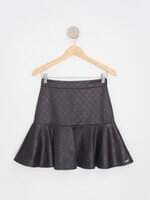 saia colcci feminina preta com peplum