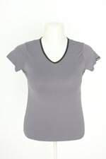 blusa esportiva netshoes feminina cinza