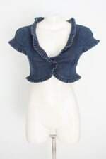 blusa jeans action feminina azul