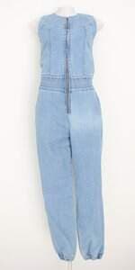 macacão jeans biotipo feminino azul