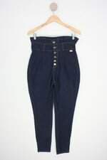 calça jeans quintess feminina azul