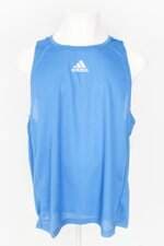 regata esportiva adidas masculina azul