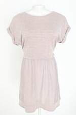 vestido caution to the wind feminino marrom com faixa na cintura